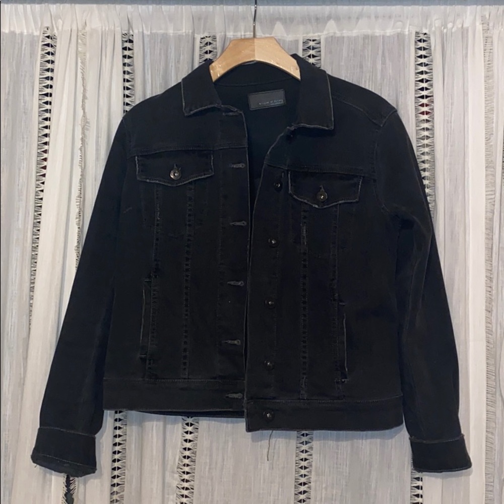 Black denim Articles of Society jacket